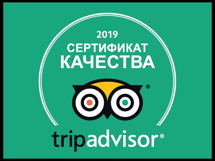 Quality Certificate Trip Advisor 2019